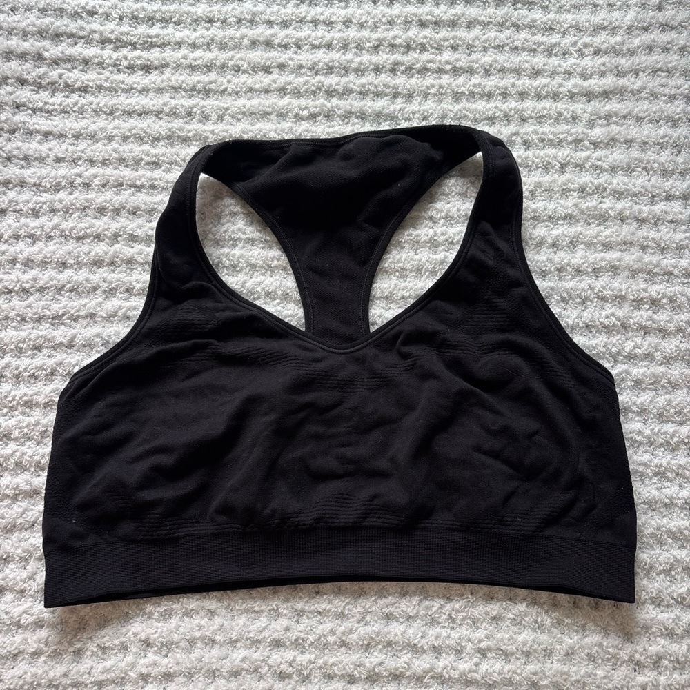 Black Racerback Sports Bra Intimates